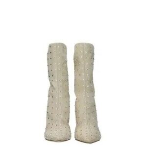 Paris Texas Ladies Smoky Quartz Holly Mama Ankle Boots.